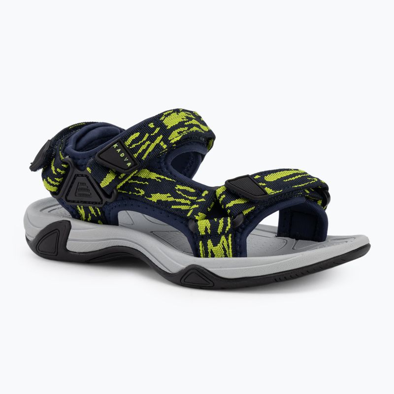 Kinder-Trekking-Sandalen KADVA Vite JR Gelb