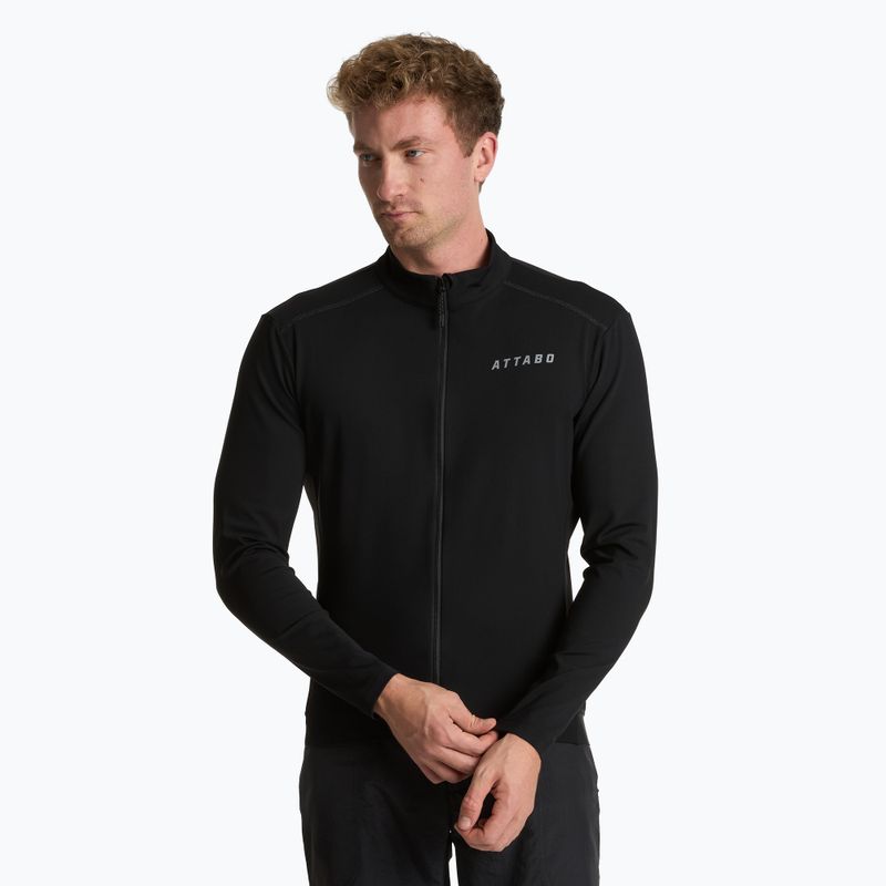 Gefütterter Herren-Fahrradpullover ATTABO FLEERO REF black 3