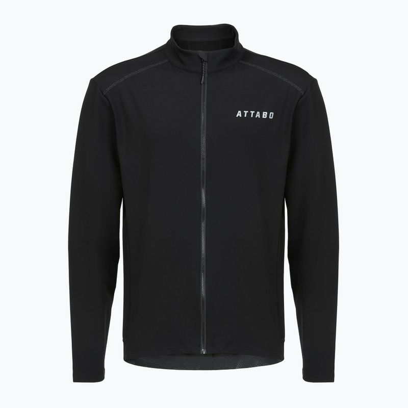 Gefütterter Herren-Fahrradpullover ATTABO FLEERO REF black 8