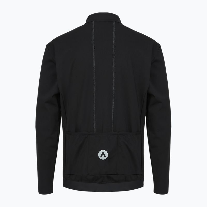 Gefütterter Herren-Fahrradpullover ATTABO FLEERO REF black 9