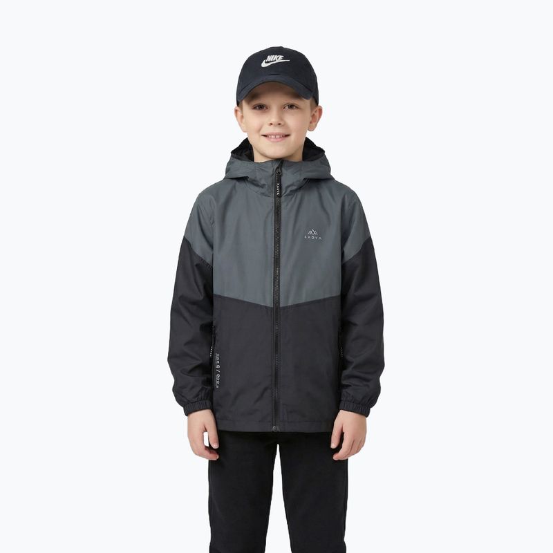 Kinder-Regenjacke KADVA Fory Jrb grau