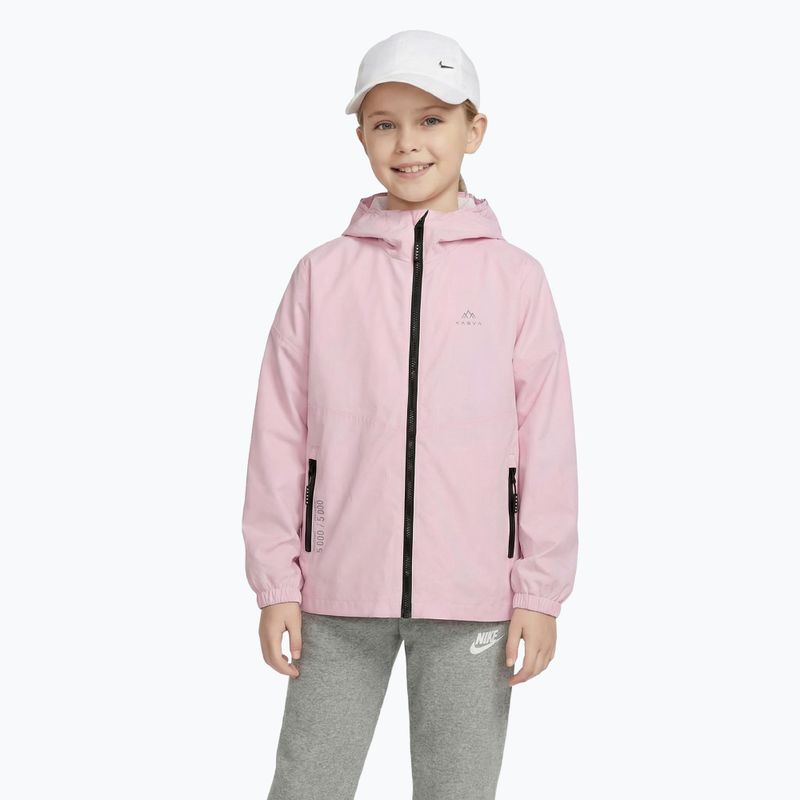 Kinder-Regenjacke KADVA Fory Jrb rosa