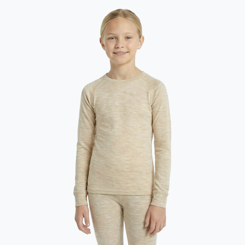 Kinder Thermounterwäsche-Set WOOLCANO Merino SET0683 beige 5