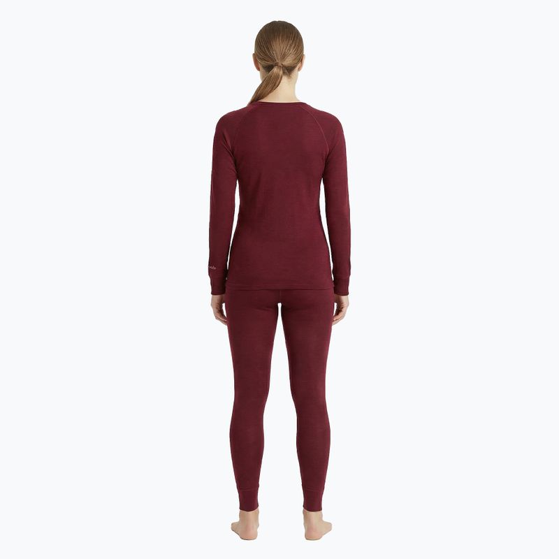 Damen Thermo-Unterwäsche-Set WOOLCANO Merino SET0543 burgundy 3