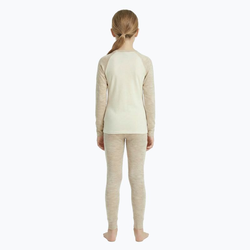Kinder Thermounterwäsche-Set WOOLCANO Merino SET0982 beige 3