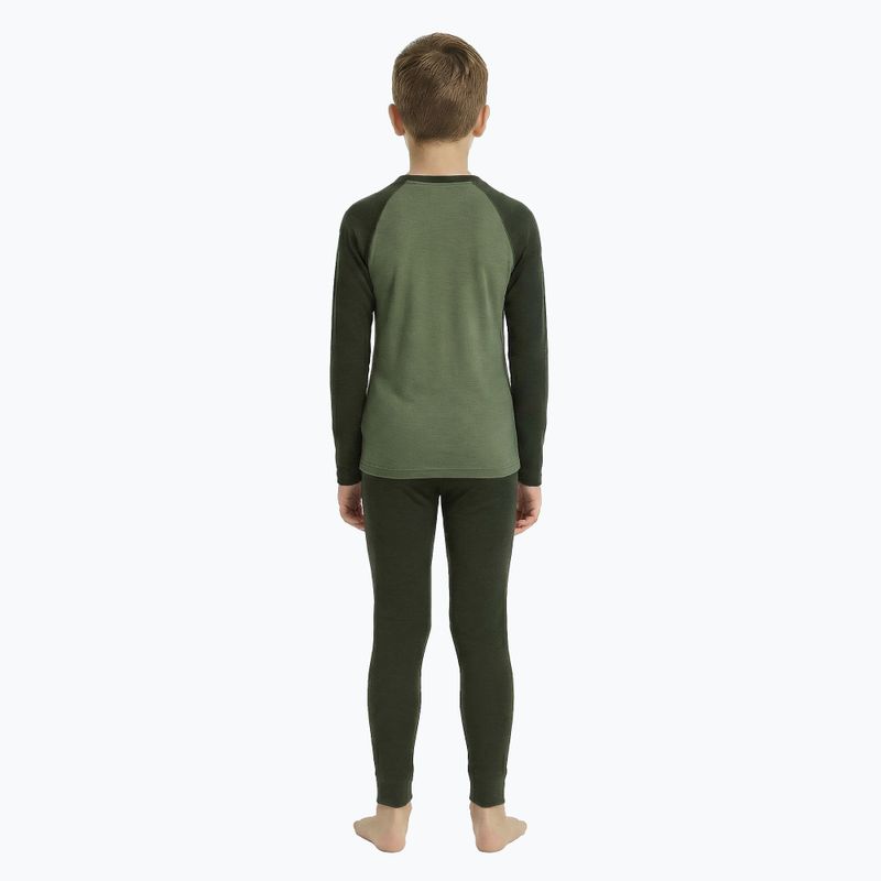 Kinder Thermo-Unterwäsche-Set WOOLCANO Merino SET0982 khaki 3