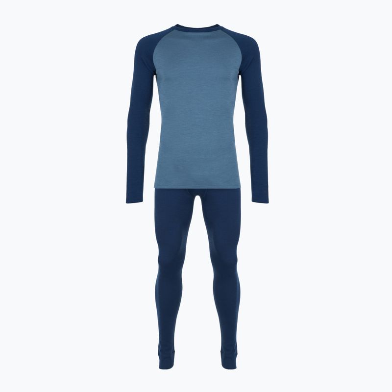 Herren Merino-Thermounterwäsche-Set WOOLCANO SET0978 blue 8