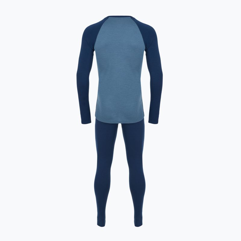 Herren Merino-Thermounterwäsche-Set WOOLCANO SET0978 blue 9