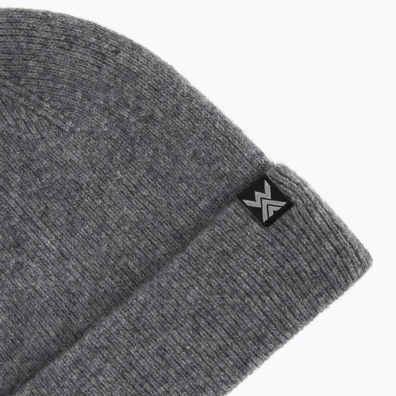 Mütze WOOLCANO MERINO HAT1037 grey 3