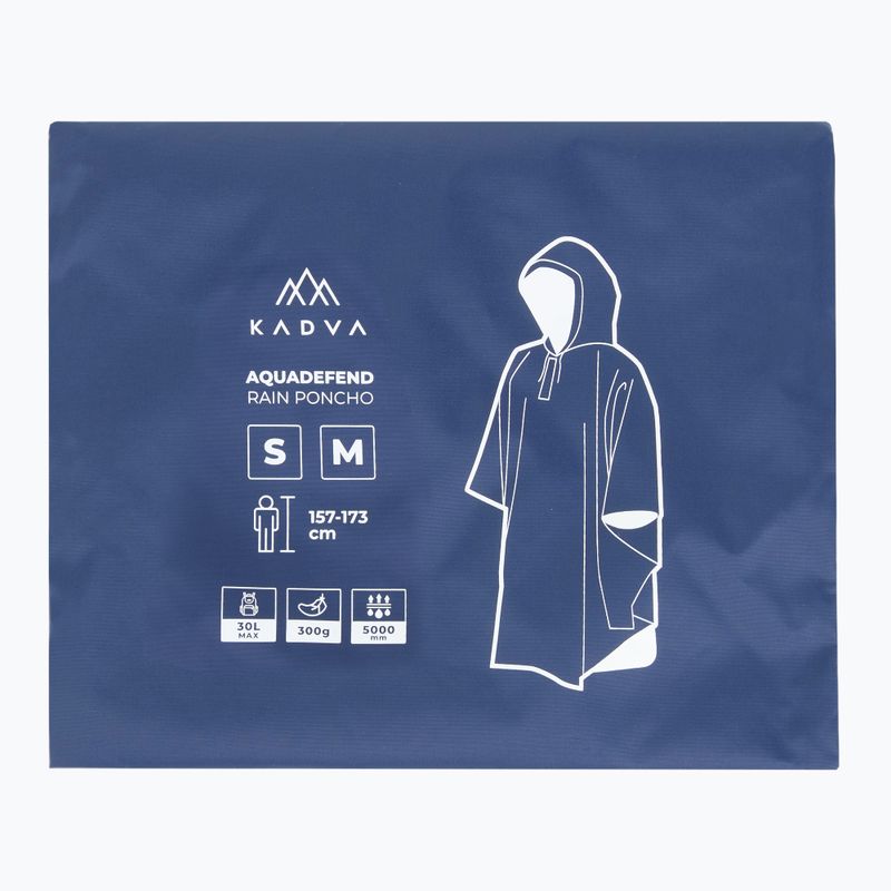 Regenponcho KADVA AquaDefend membrana 5000 Dunkelblau 16