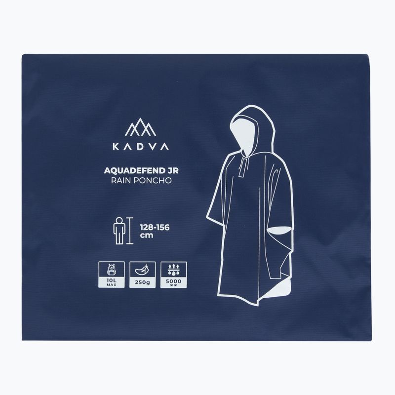 Kinder-Regenponcho KADVA AquaDefend Membran 5000 marineblau 15