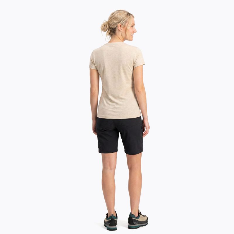 Damen-Trekkingshirt KADVA Merivra merino beige 2