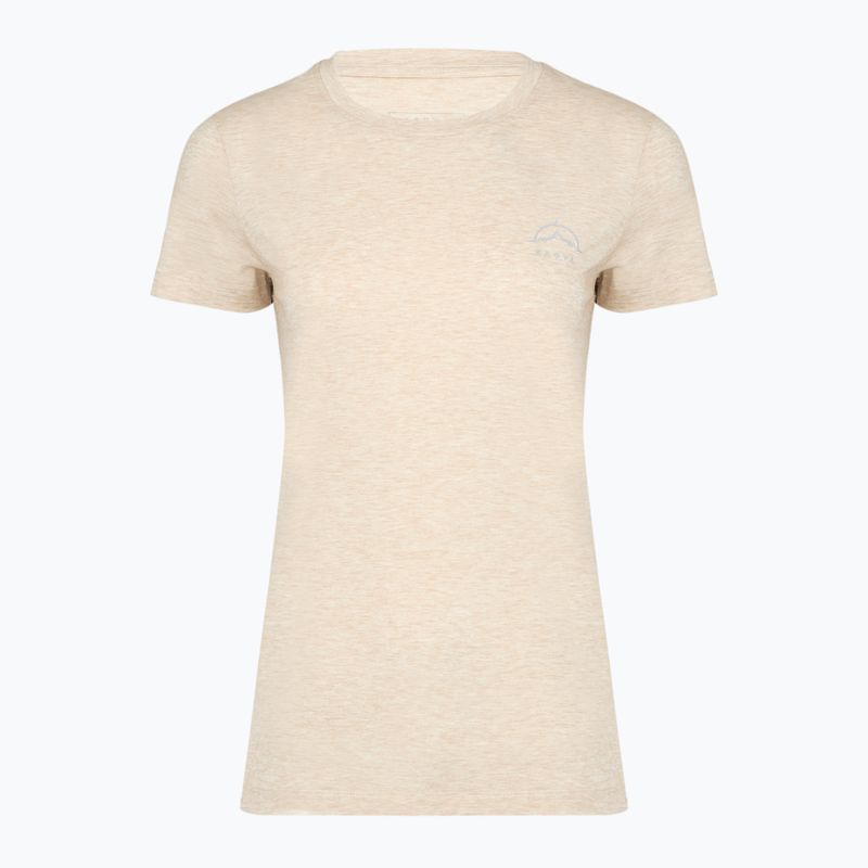 Damen-Trekkingshirt KADVA Merivra merino beige