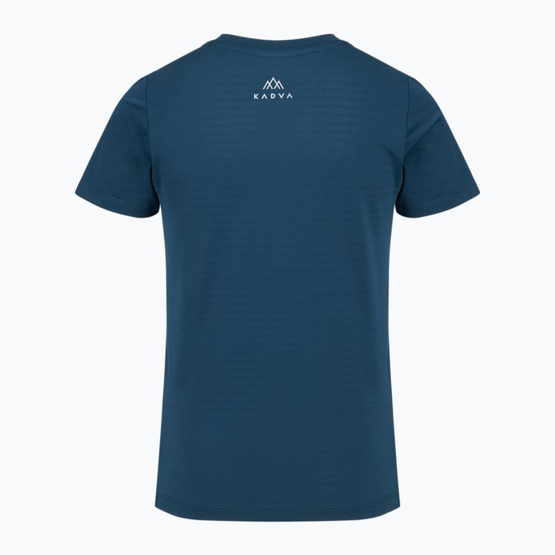 Kinder-Trekking-T-Shirt KADVA TrailCore breathable navy blue 8