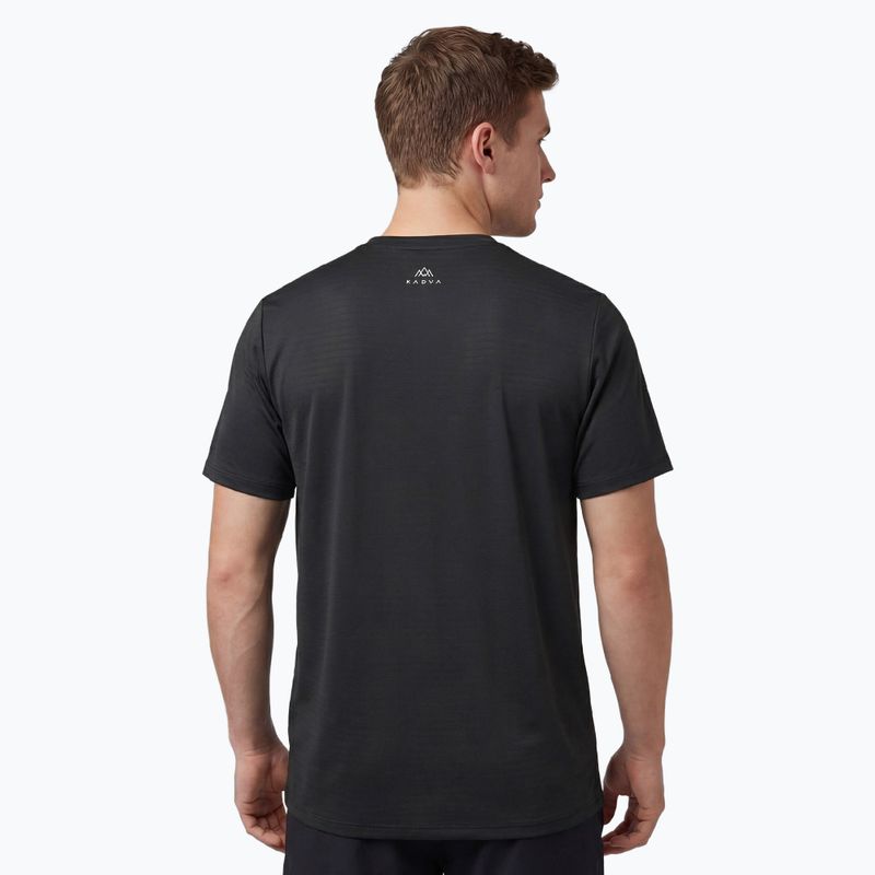 Herren-Trekking-T-Shirt KADVA TrailCore atmungsaktiv schwarz 2