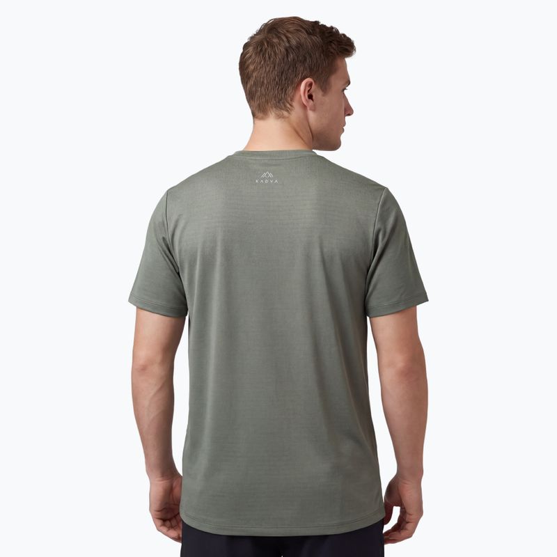 Herren-Trekking-T-Shirt KADVA TrailCore atmungsaktiv grün 2