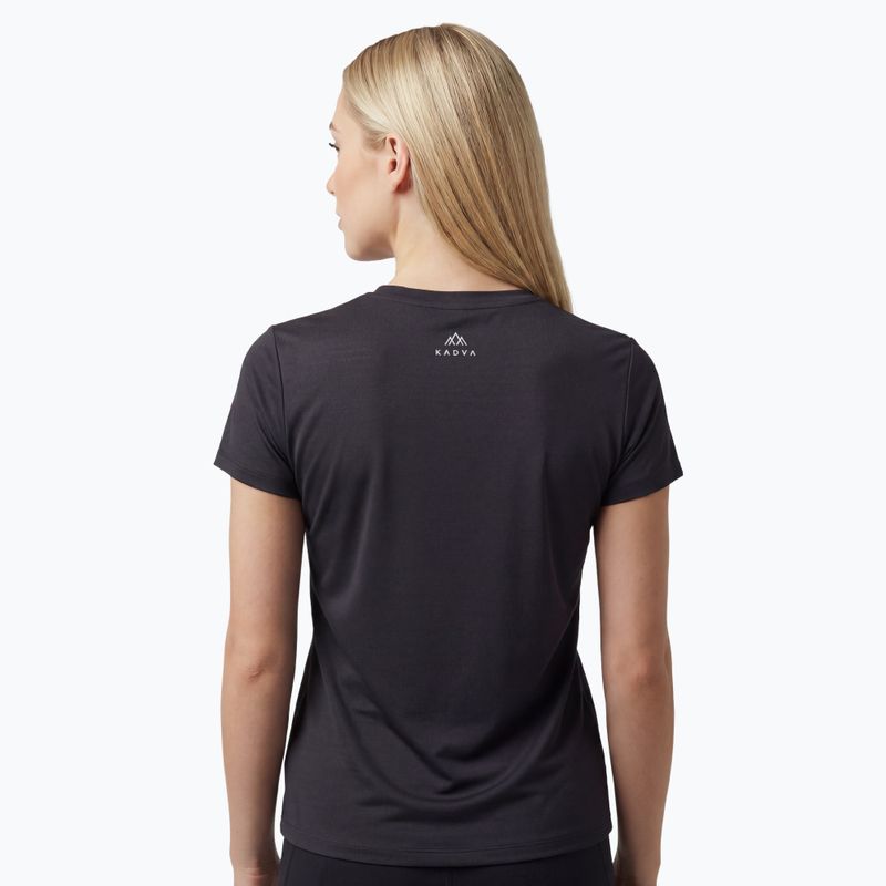 Damen-Trekking-T-Shirt KADVA TrailCore atmungsaktiv schwarz 2