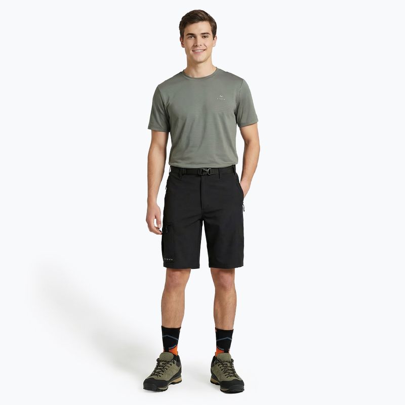 Trekkingschuhe Herren KADVA NEVRA WP Leder-Halbschuhe Grün 6