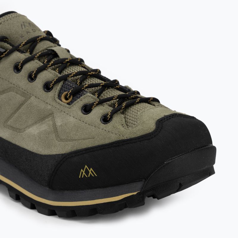 Trekkingschuhe Herren KADVA NEVRA WP Leder-Halbschuhe Grün 13