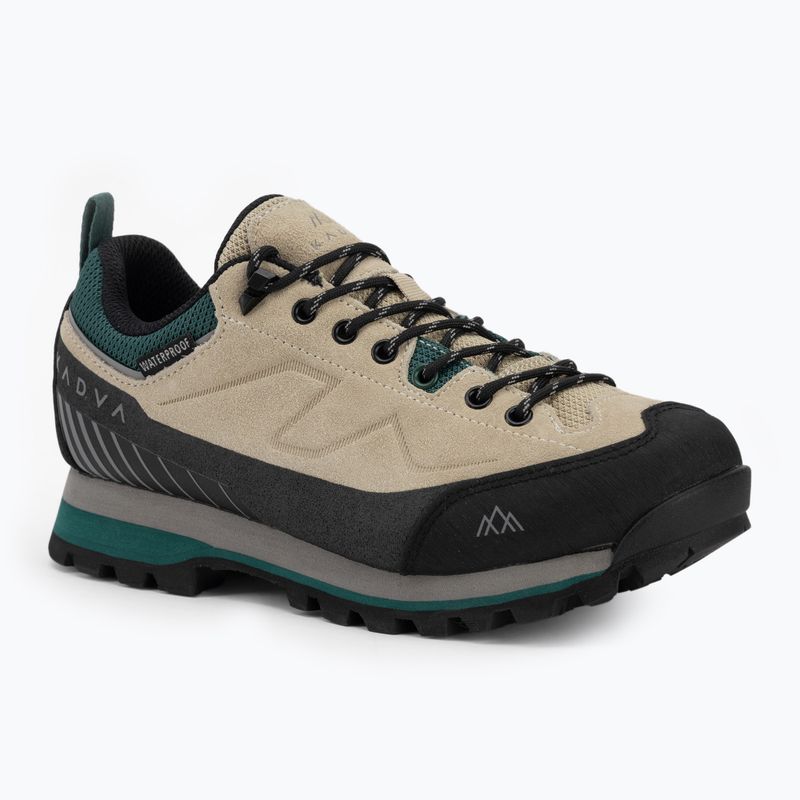 Damen-Trekkingschuhe KADVA NEVRA WP niedrige Leder beige