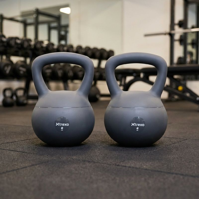Weiche Kettlebell XTREXO 4 kg grey 5
