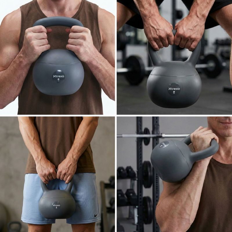 Weiche Kettlebell XTREXO 8 kg grey 6