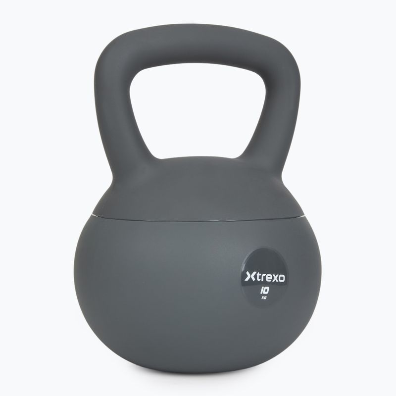 Kettlebell SOFT XTREXO 10 kg grau