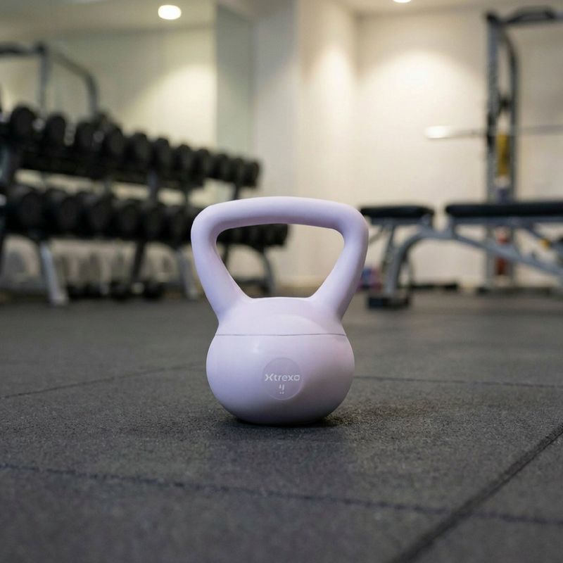 Soft-Kettlebell XTREXO 4 kg Lila 5