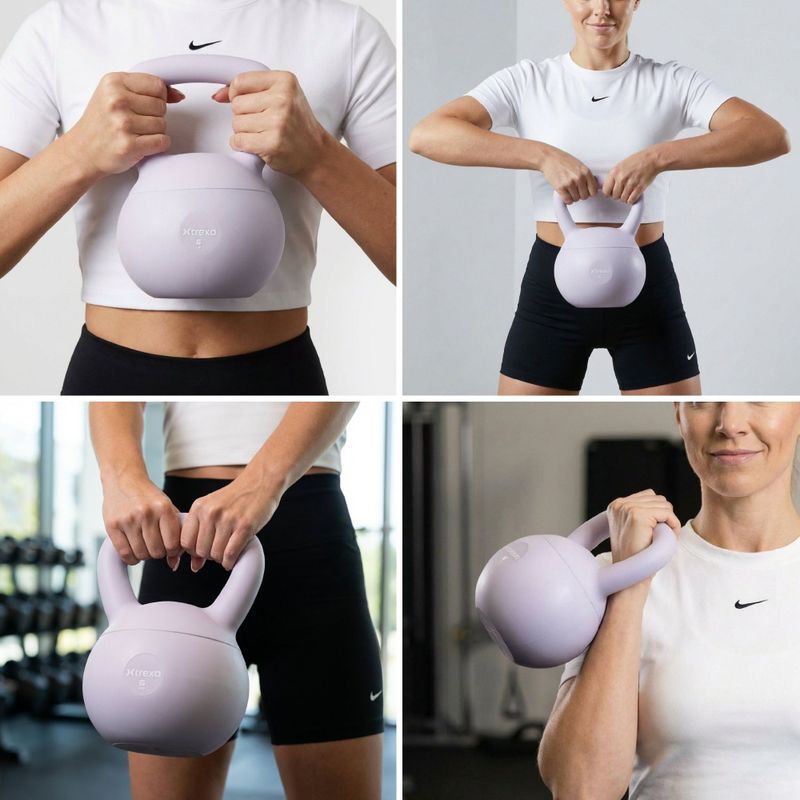 Kettlebell SOFT XTREXO 6 kg lila 6