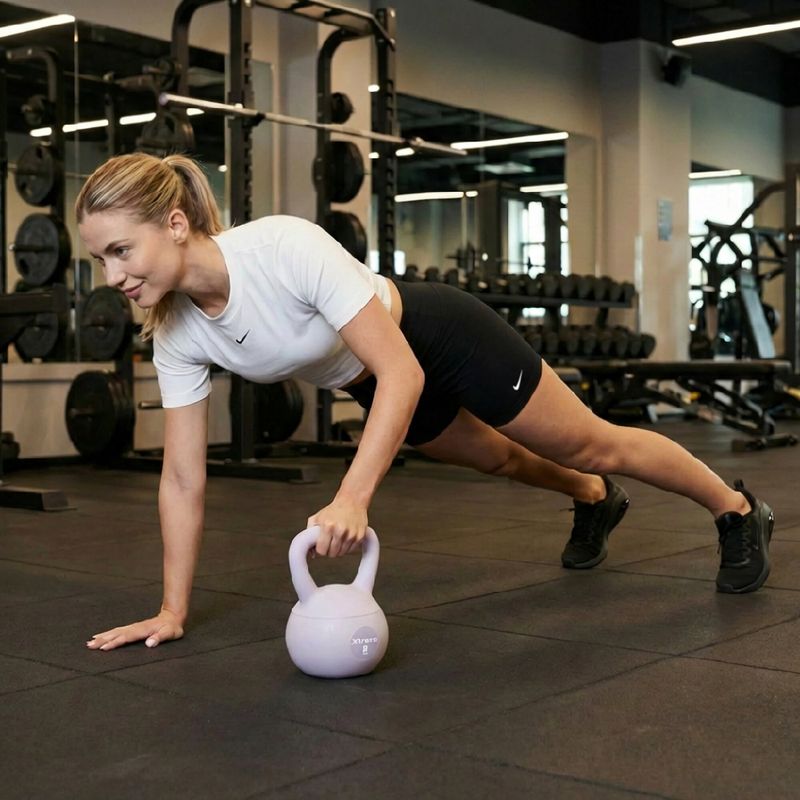 Kettlebell SOFT XTREXO 8 kg lila 3