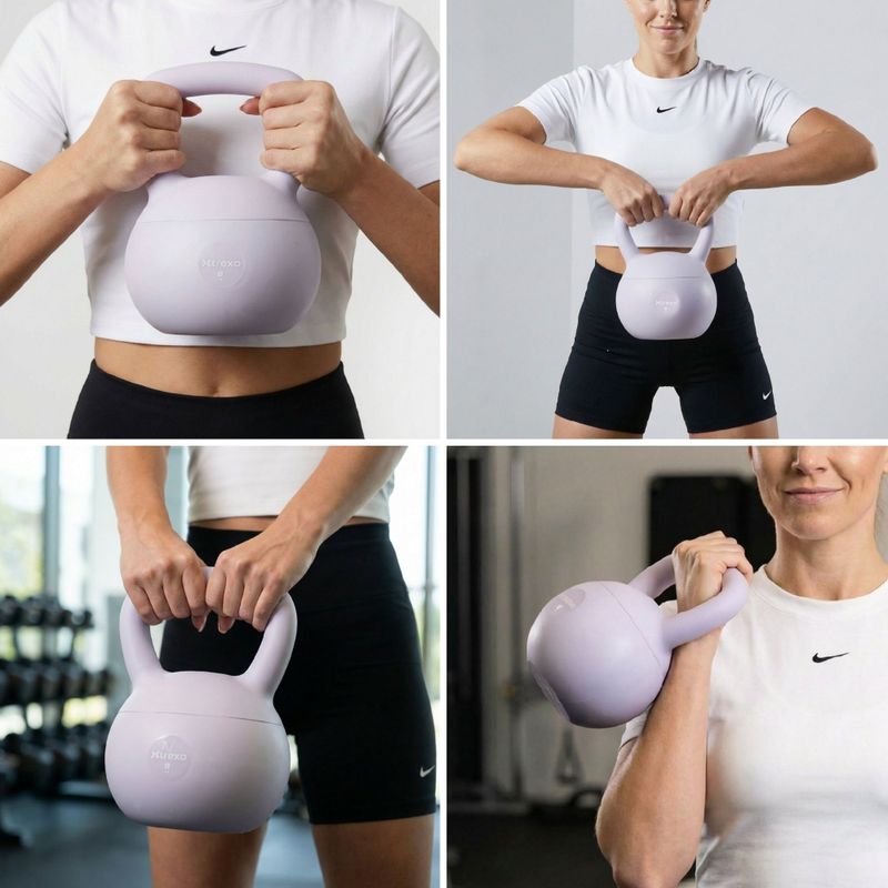 Kettlebell SOFT XTREXO 8 kg lila 6
