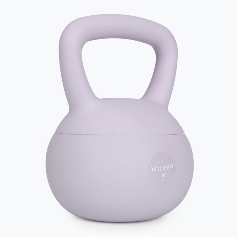 Weiche Kettlebell XTREXO 8 kg purple