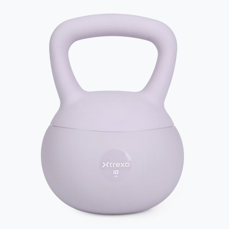 Kettlebell SOFT XTREXO 10 kg lila