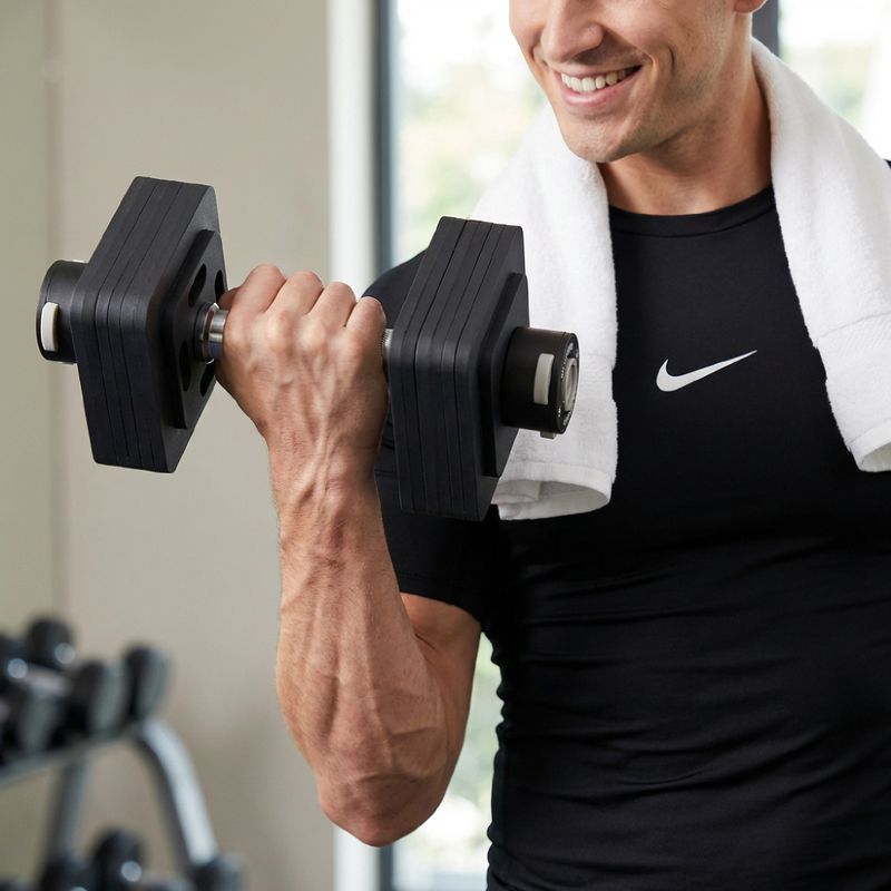 Verstellbare Hantel XTREXO 15 kg Schwarz 3