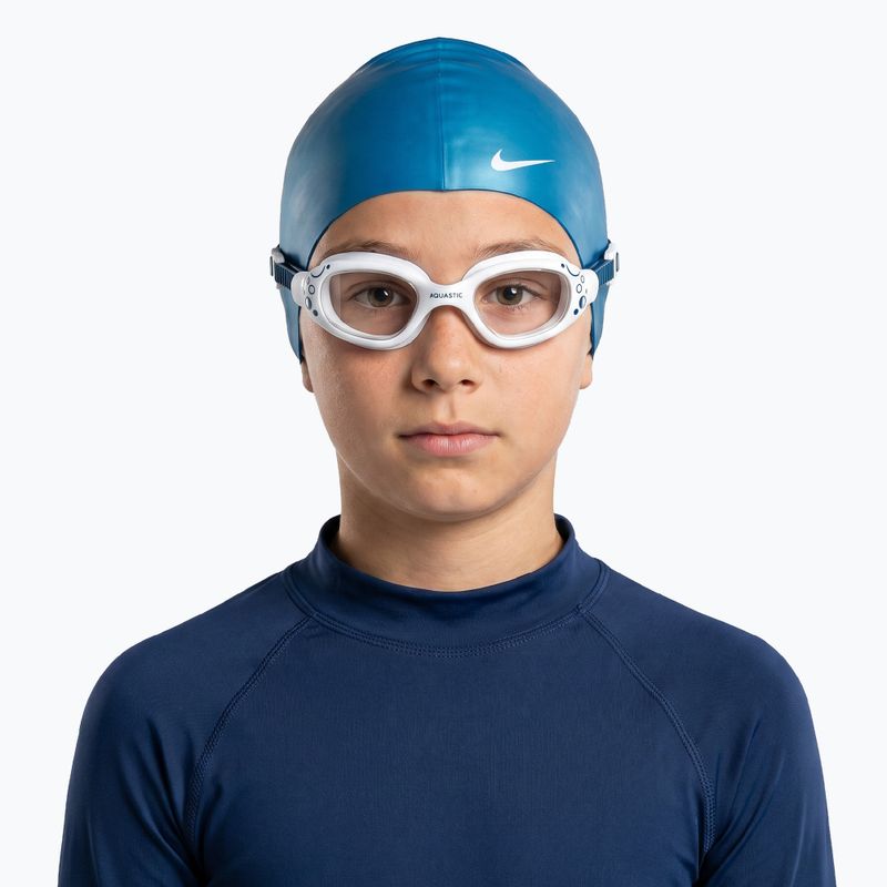 Kinder-Schwimmbrille AQUASTIC Spinny blue 5