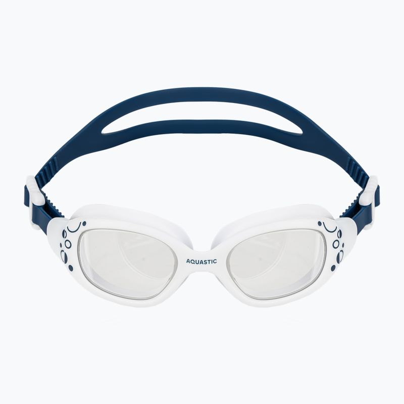 Kinder-Schwimmbrille AQUASTIC Spinny blue 8