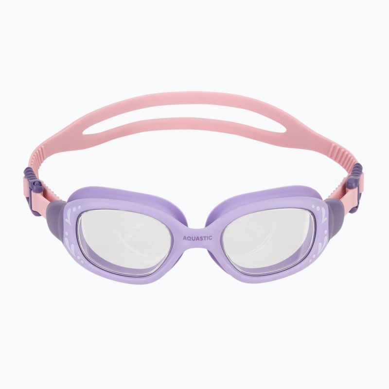 Kinder-Schwimmbrille AQUASTIC Spinny purple 8
