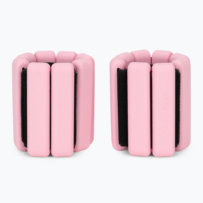 Gewichte für Knöchel und Handgelenke XTREXO SCULPT 2 x 1.5 kg rosa