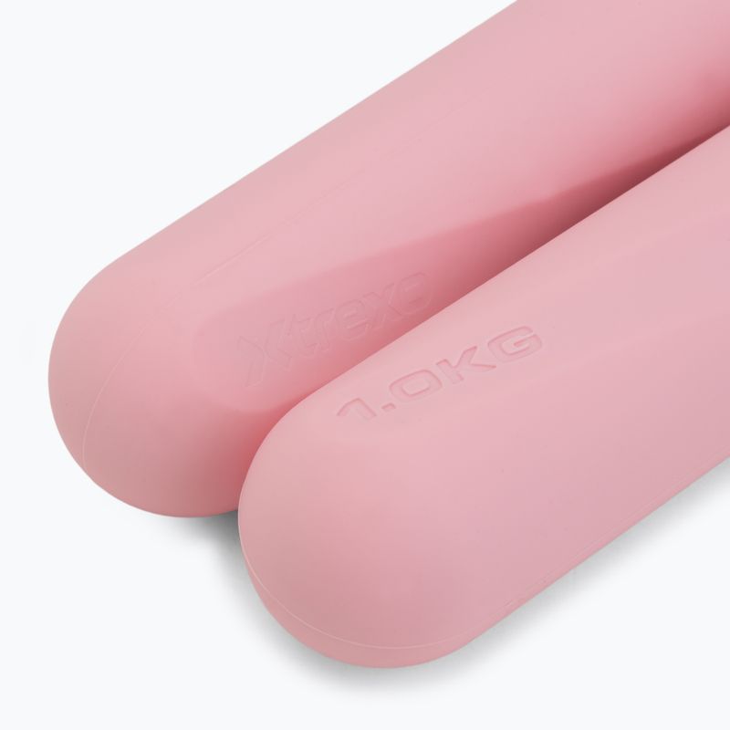 Kurzhantel-Set XTREXO SCULPT 2 x 1 kg pink 5
