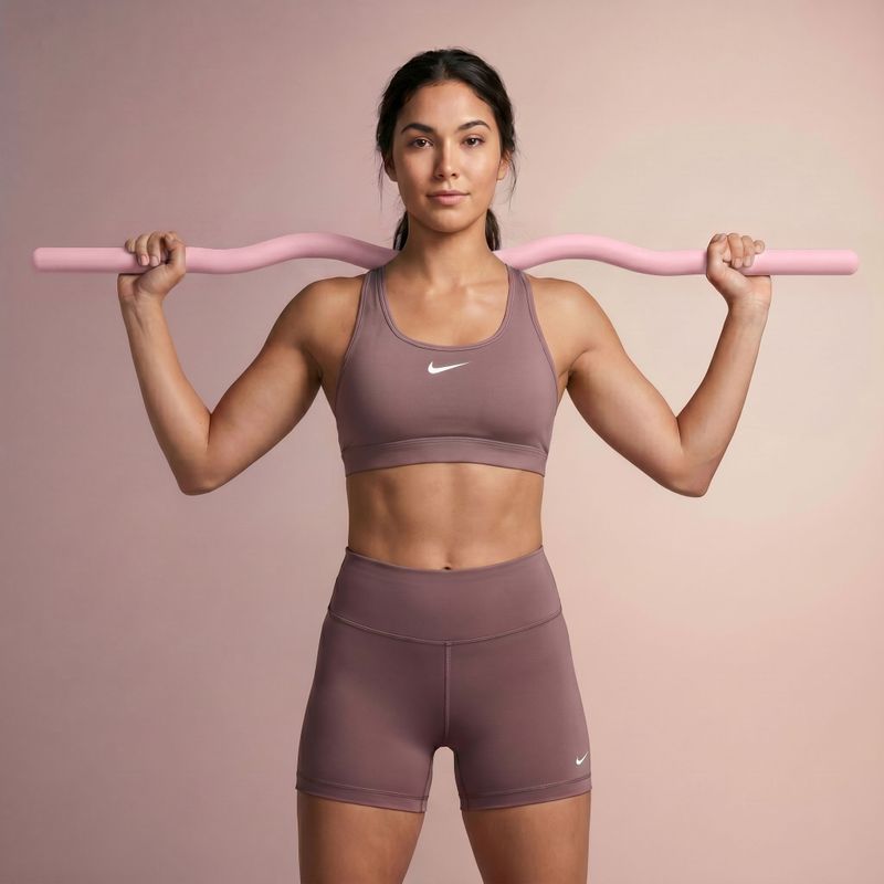 Gebogener Griff XTREXO SCULPT 110 cm rosa 4