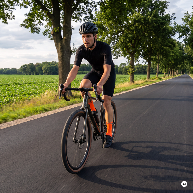 ATTABO Maxis Visible Pro Fahrradsocken 3 Paar Orange 3