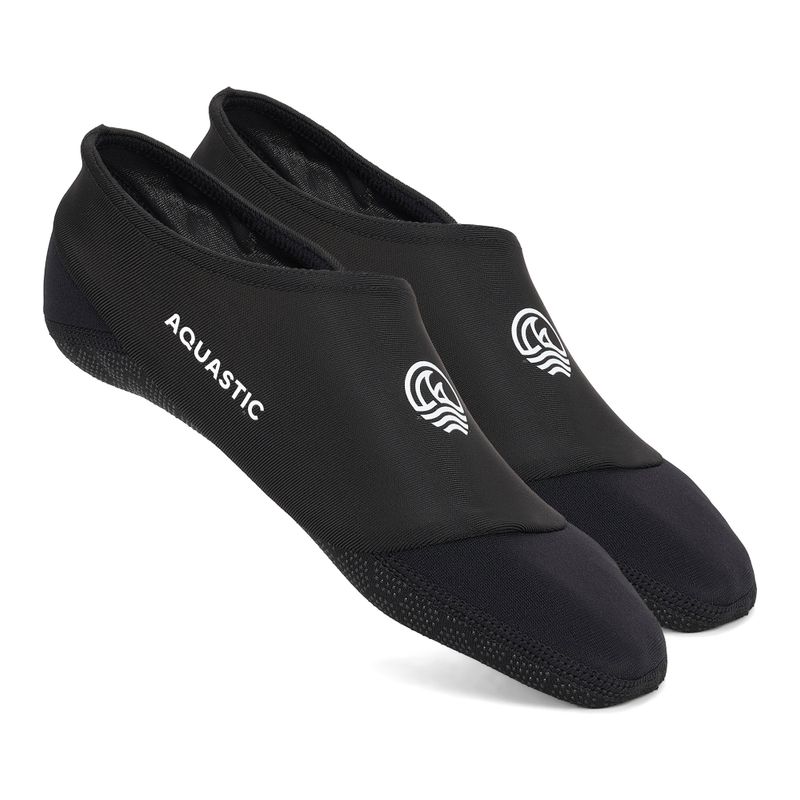 AQUASTIC Seavie Anti-Rutsch-Pool-Socken schwarz 6