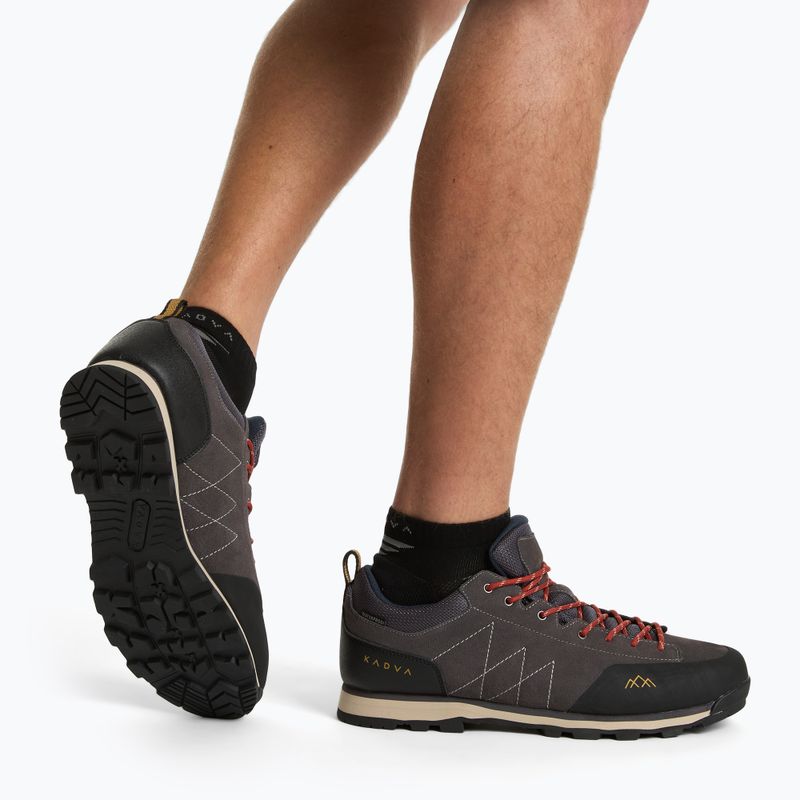Herren-Trekkingschuhe KADVA Stride Low WaterProof grau 2