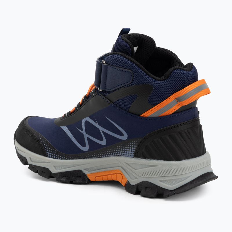 Kinder-Trekkingschuhe KADVA Rocky Trail Mid WaterProof Softshell marineblau 6
