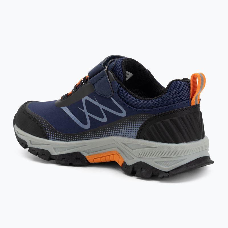 Kinder-Trekkingschuhe KADVA Rocky Trail Low WaterProof Softshell marineblau 6
