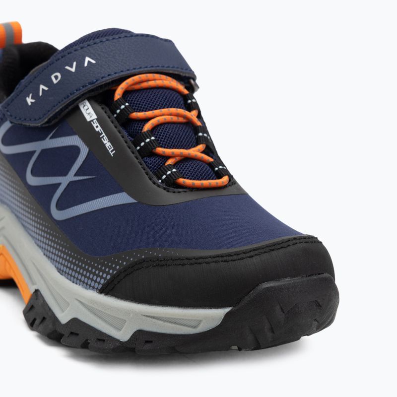 Kadva Rocky Trail Low WaterProof Softshell Kinder-Trekkingstiefel navy blau 10