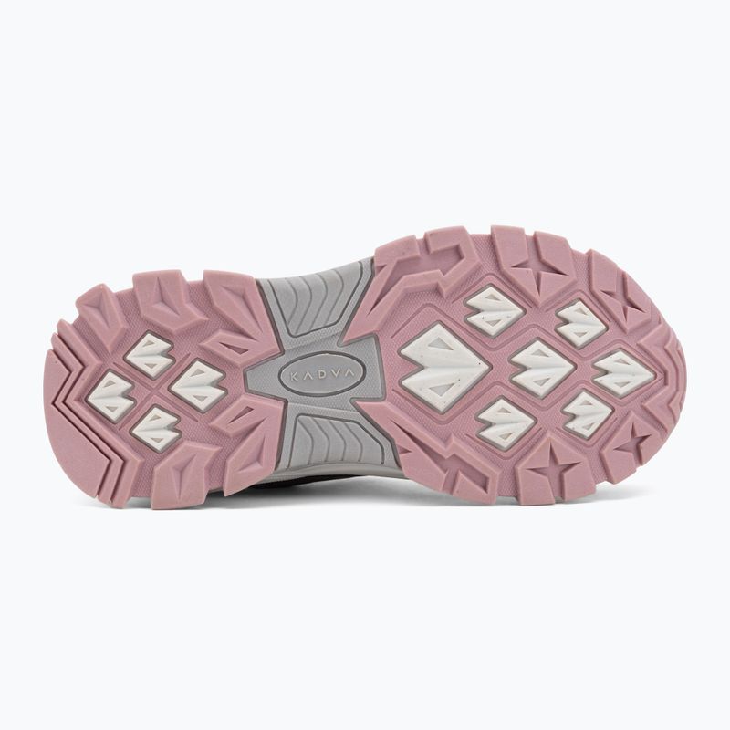 Kinder-Trekking-Schuhe KADVA Rocky Trail Low WaterProof Softshell grau 7