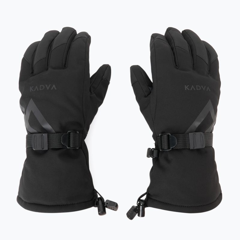 Herren-Skihandschuhe KADVA Mountain Flow 3M Thinsulate schwarz 2