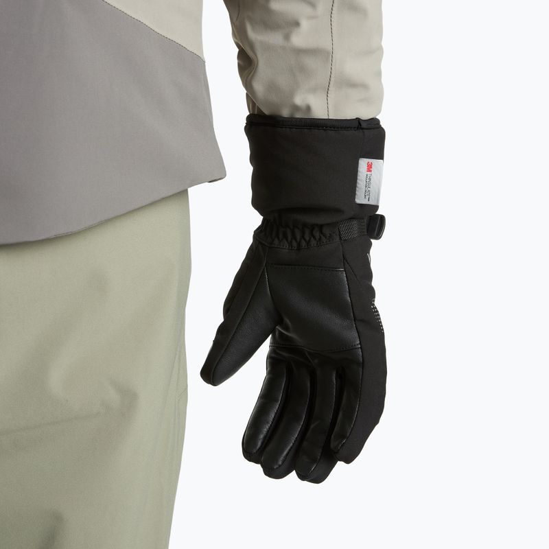 Skihandschuhe KADVA Mountain Flow Pro Leder 3M Thinsulate schwarz 4
