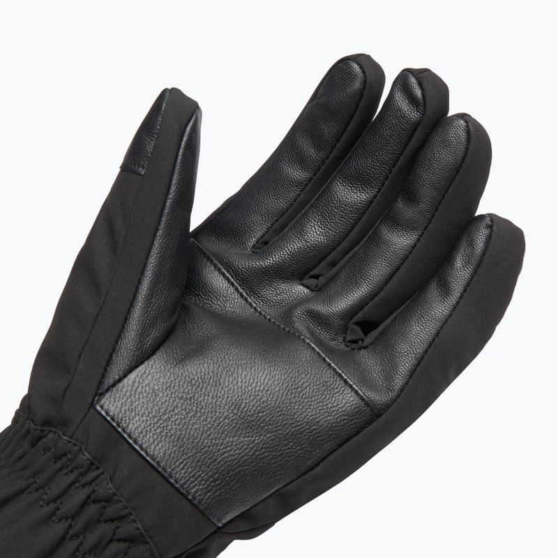 Skihandschuhe KADVA Mountain Flow Pro Leder 3M Thinsulate schwarz 9